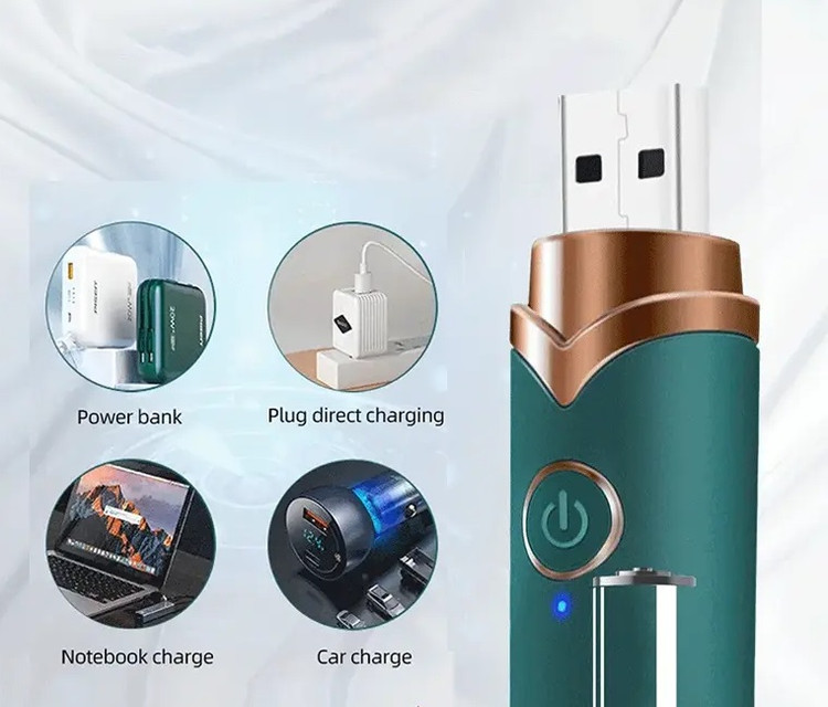 ویبراتور شارژی مخفی طرح براش آرایشی کد 380