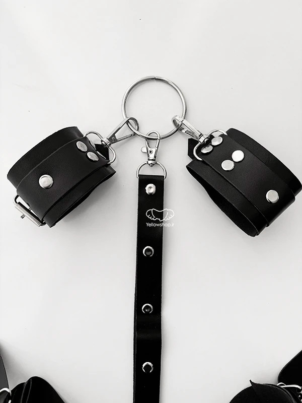 ست گارتر پابند و دستبند از پشت bdsm کد 724