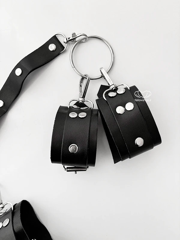 ست گارتر پابند و دستبند از پشت bdsm کد 724