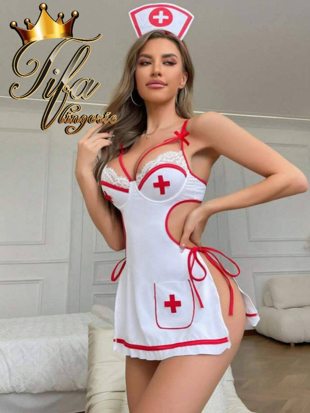 لباس کاستوم پرستاری (فنردار) کد 872